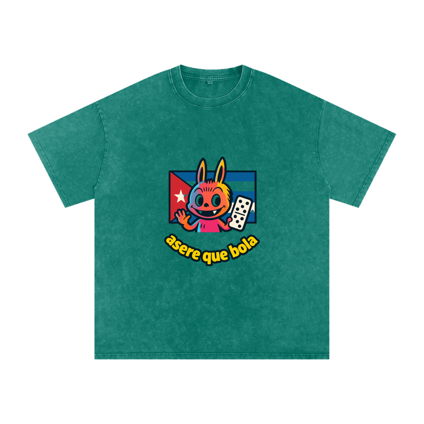 Camiseta oversize Lavado Vintage/Desgastada