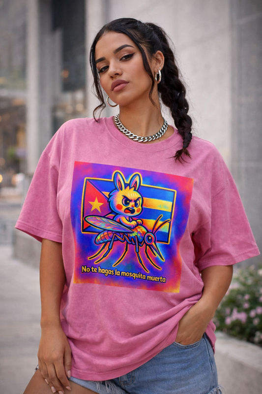 Camiseta oversize Lavado Vintage/Desgastada