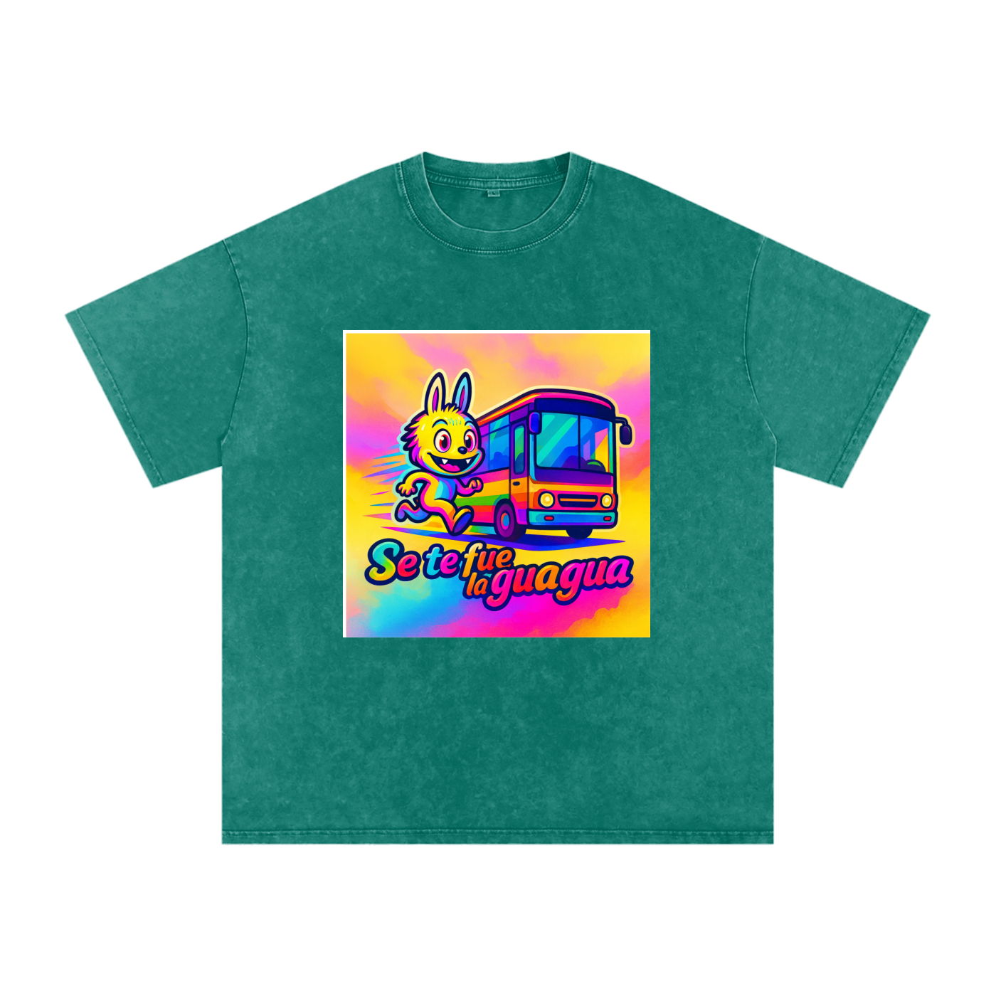 Camiseta oversize Lavado Vintage/Desgastada