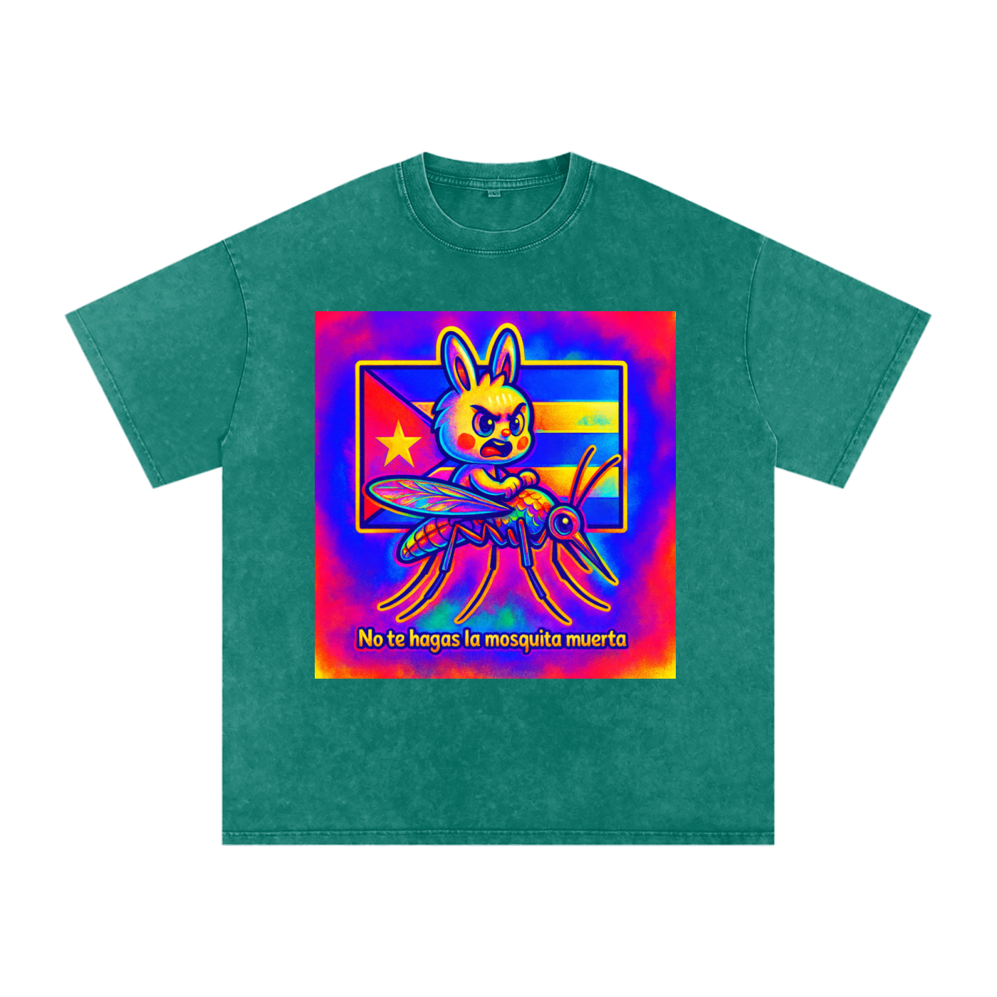 Camiseta oversize Lavado Vintage/Desgastada