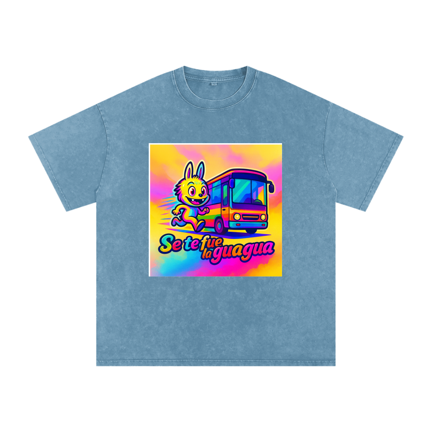 Camiseta oversize Lavado Vintage/Desgastada