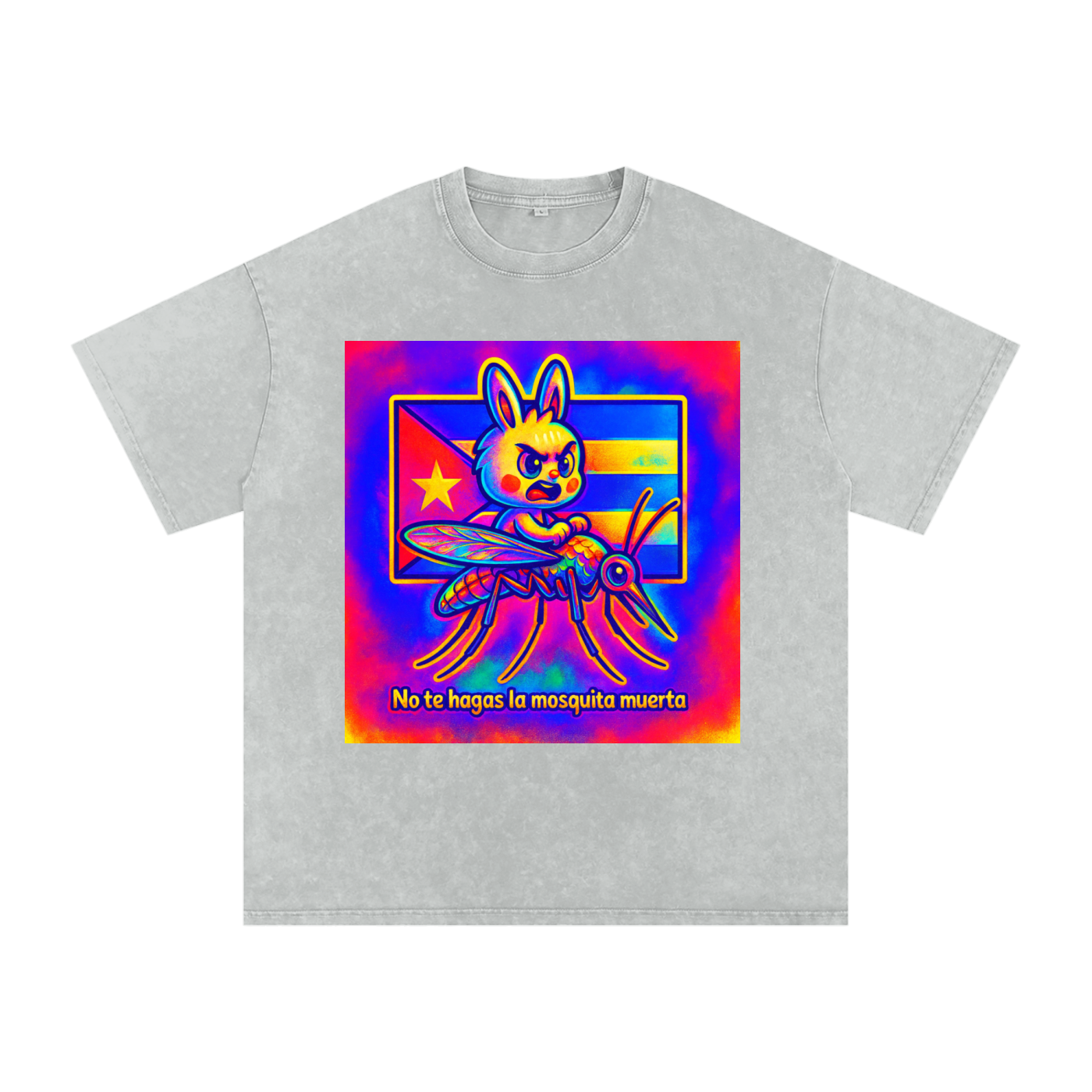 Camiseta oversize Lavado Vintage/Desgastada