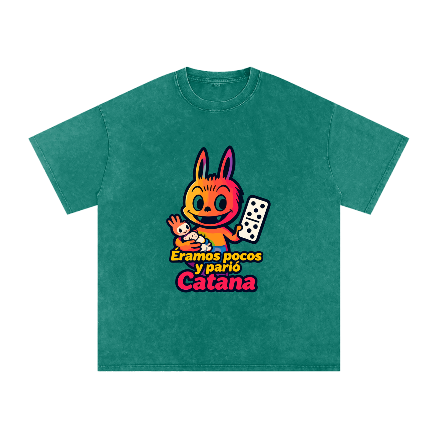 Camiseta oversize Lavado Vintage/Desgastada