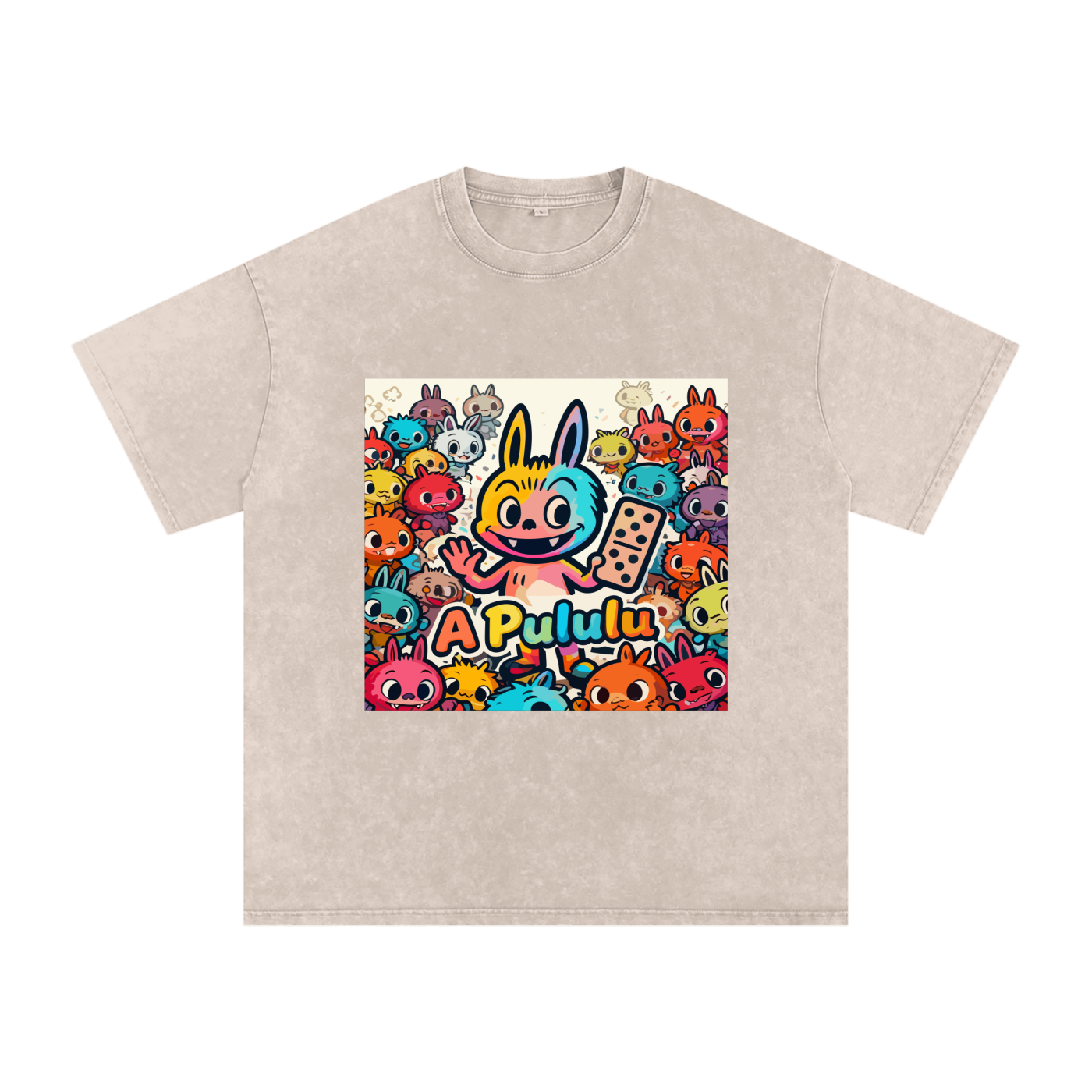 Camiseta oversize Lavado Vintage/Desgastada