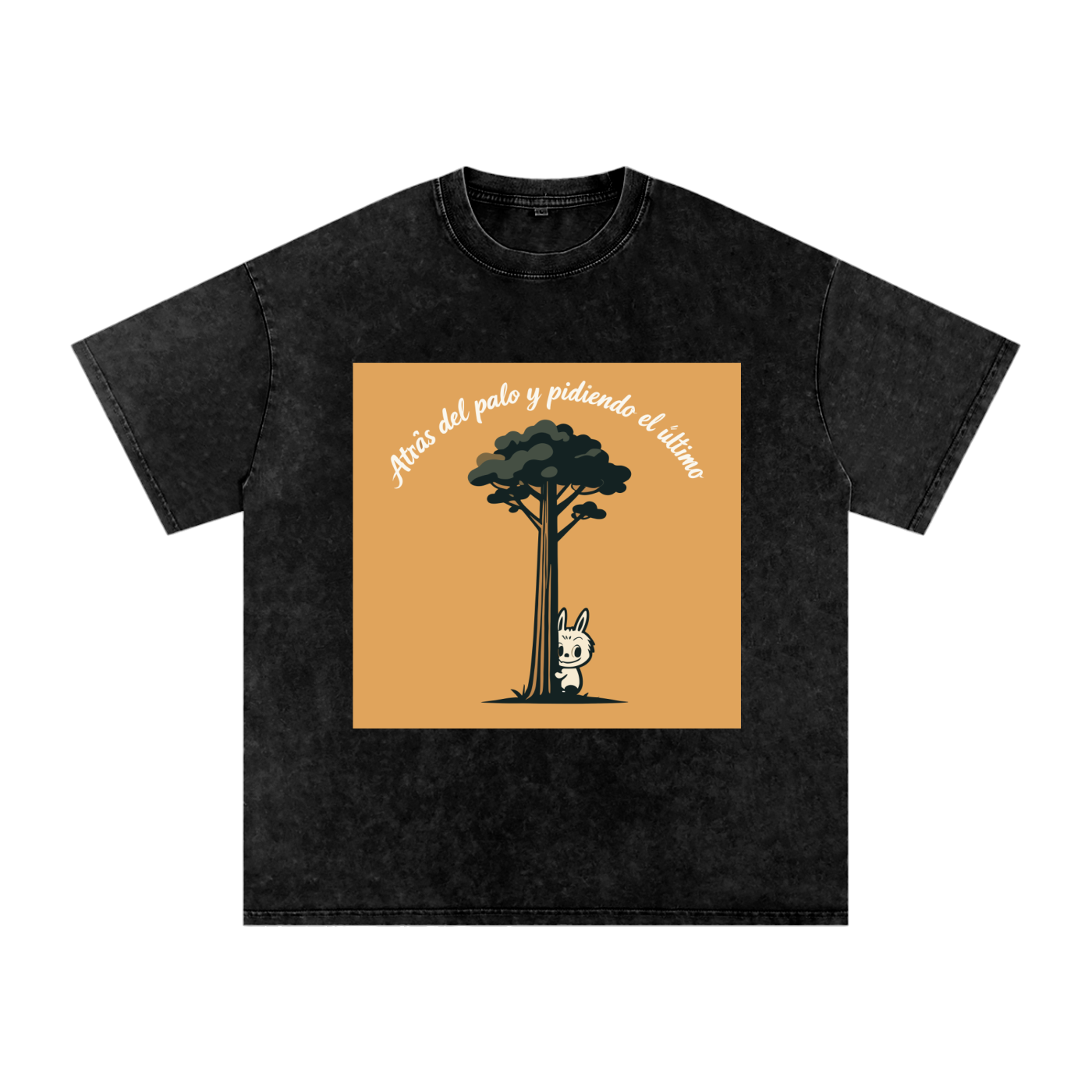 Camiseta oversize Lavado Vintage/Desgastada