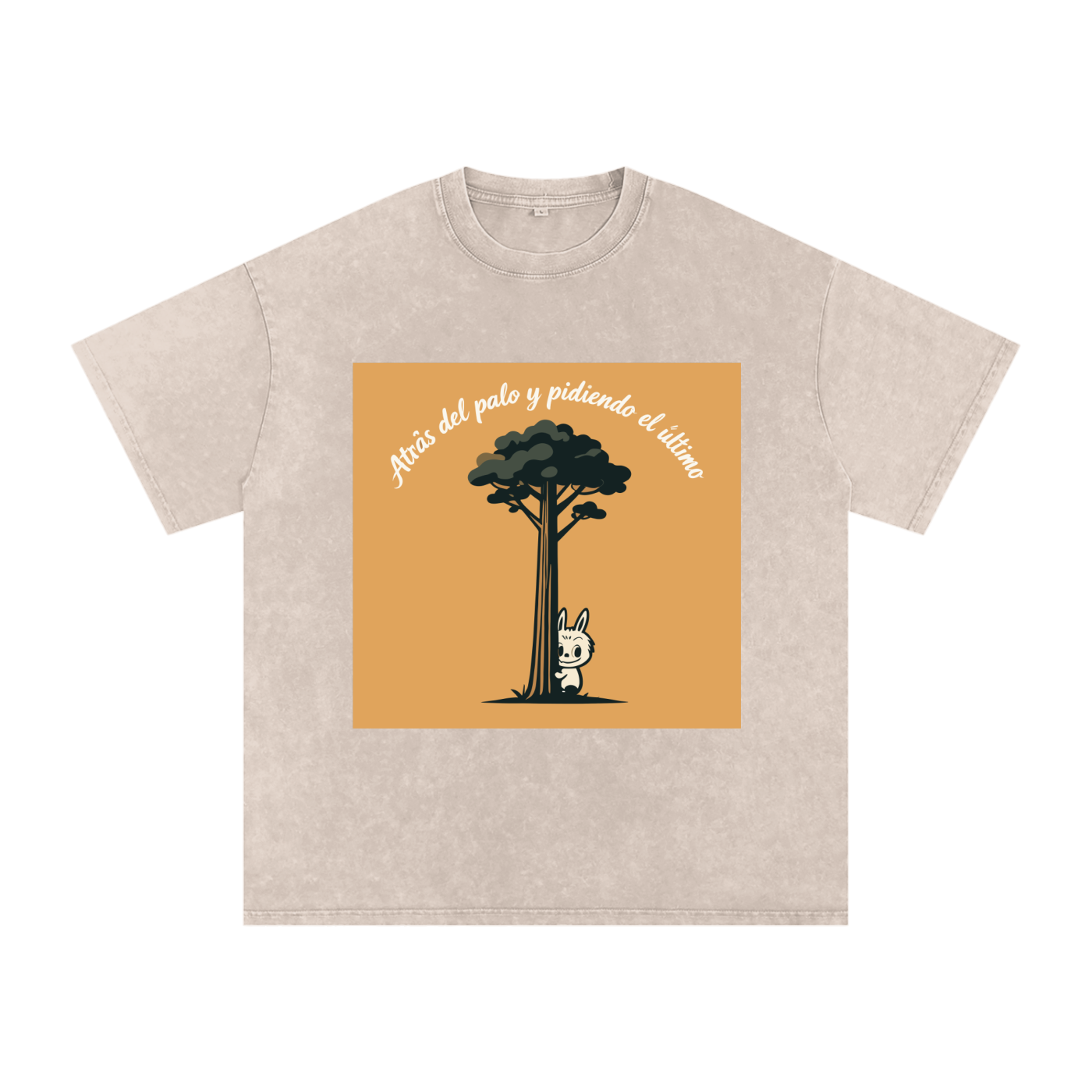 Camiseta oversize Lavado Vintage/Desgastada
