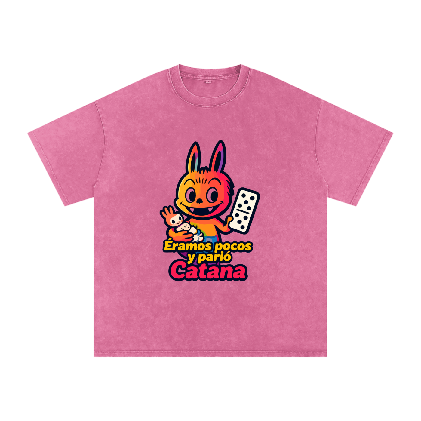 Camiseta oversize Lavado Vintage/Desgastada