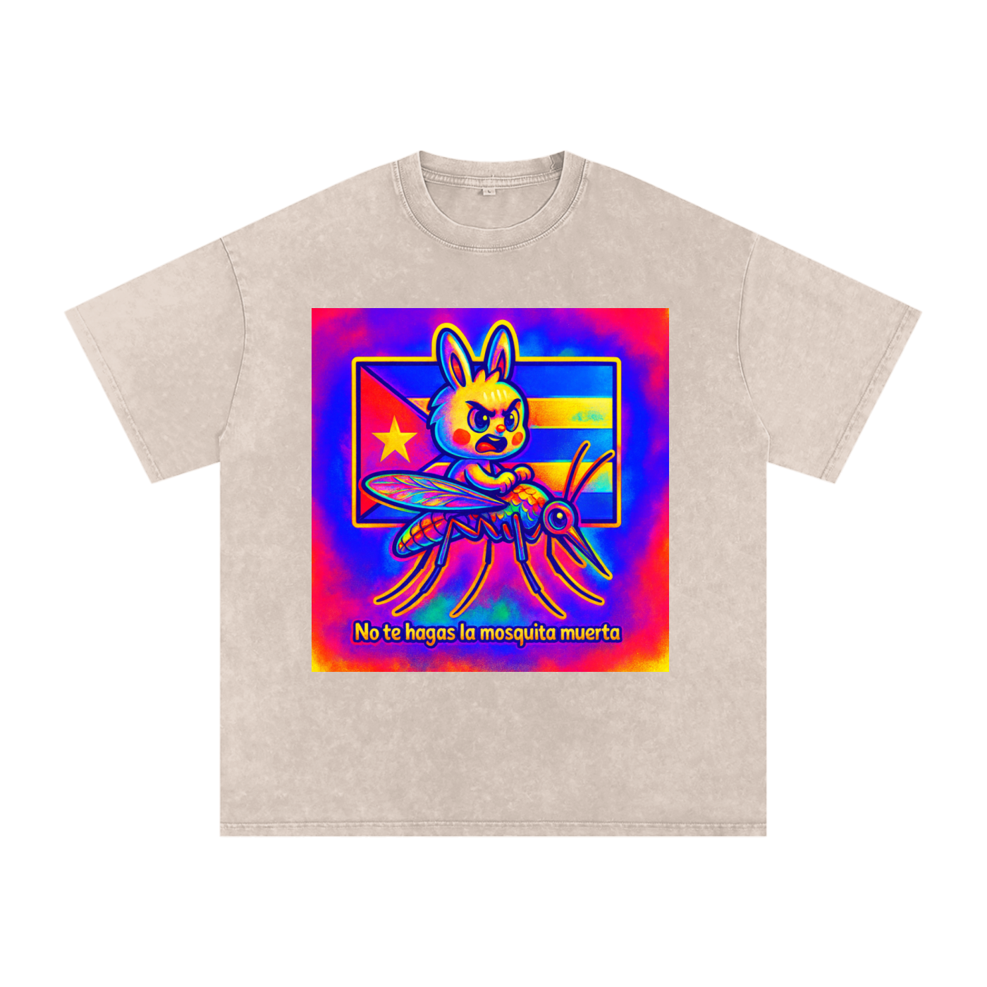 Camiseta oversize Lavado Vintage/Desgastada