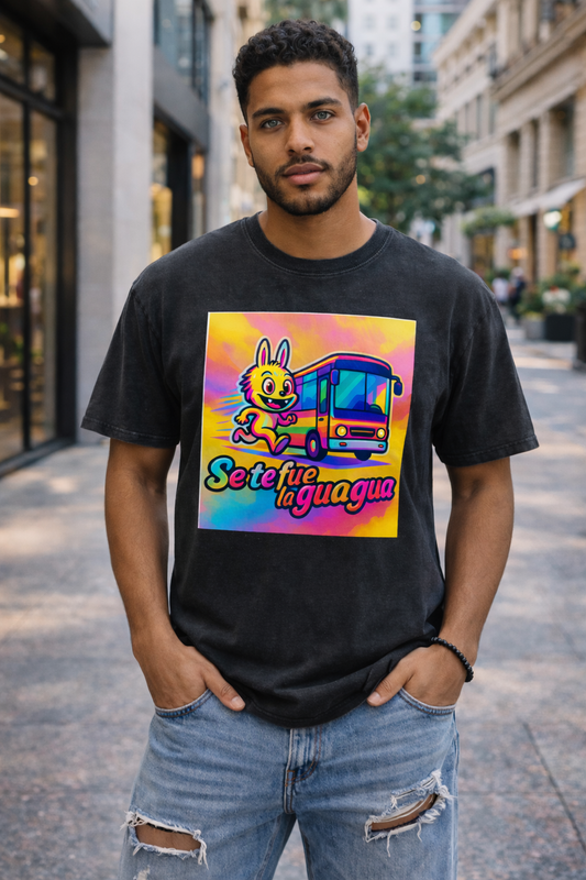 Camiseta oversize Lavado Vintage/Desgastada