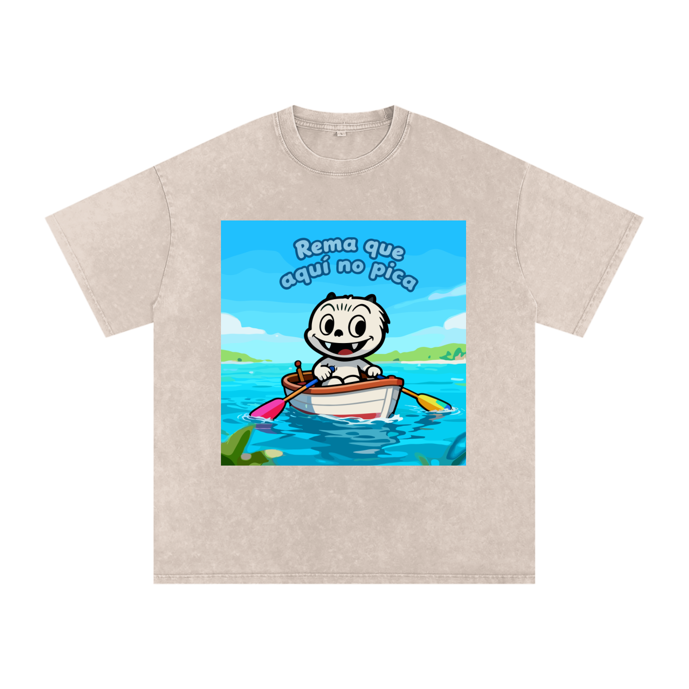 Camiseta Lavado Vintage/Desgastada