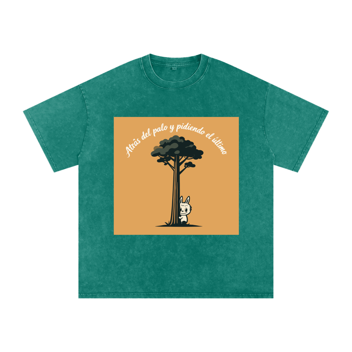 Camiseta oversize Lavado Vintage/Desgastada