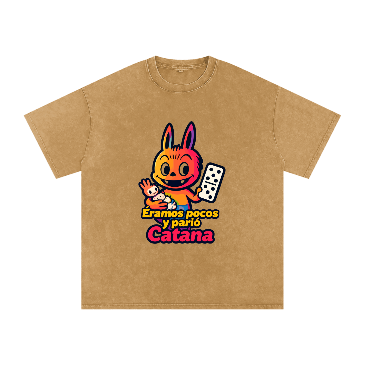 Camiseta oversize Lavado Vintage/Desgastada