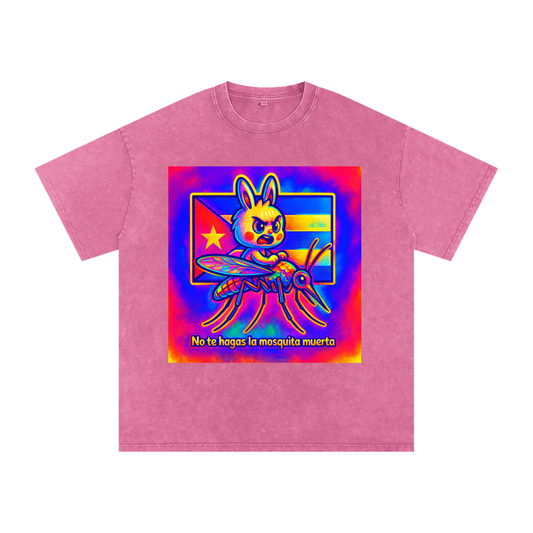 Camiseta oversize Lavado Vintage/Desgastada