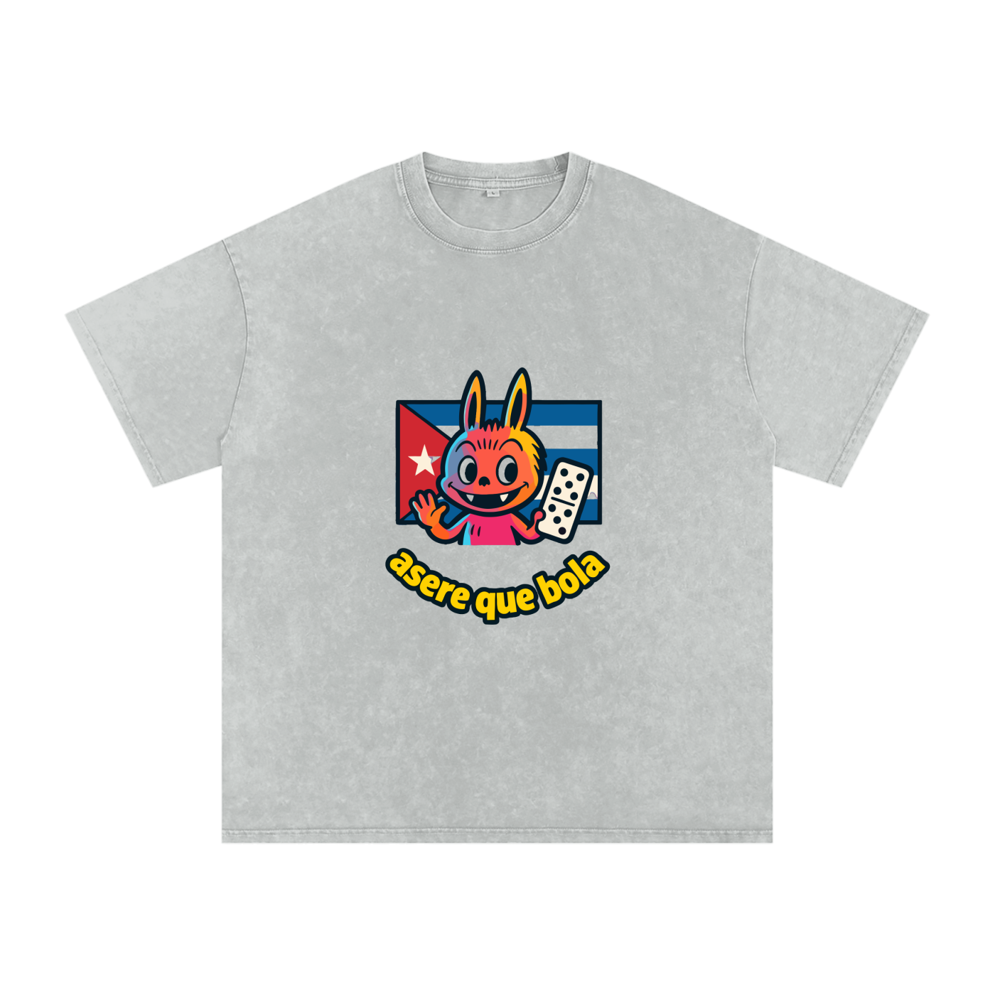 Camiseta oversize Lavado Vintage/Desgastada