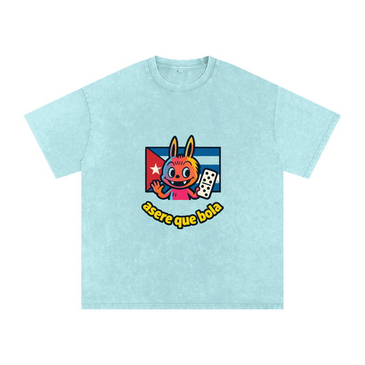 Camiseta oversize Lavado Vintage/Desgastada