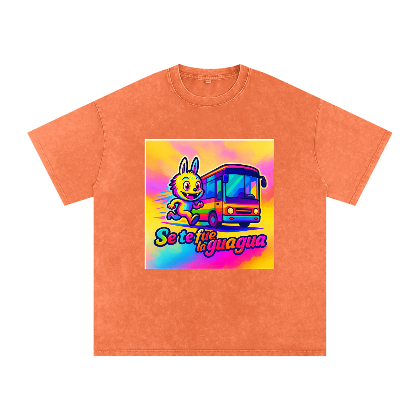 Camiseta oversize Lavado Vintage/Desgastada
