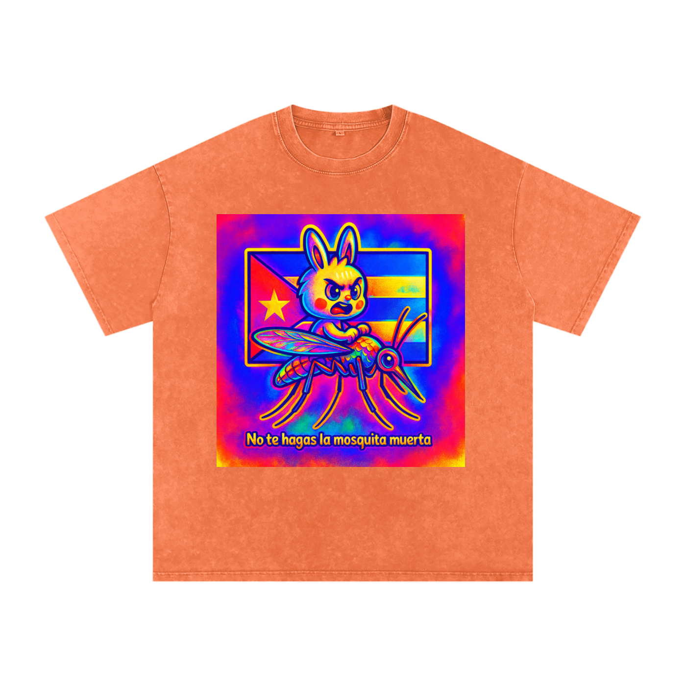 Camiseta oversize Lavado Vintage/Desgastada