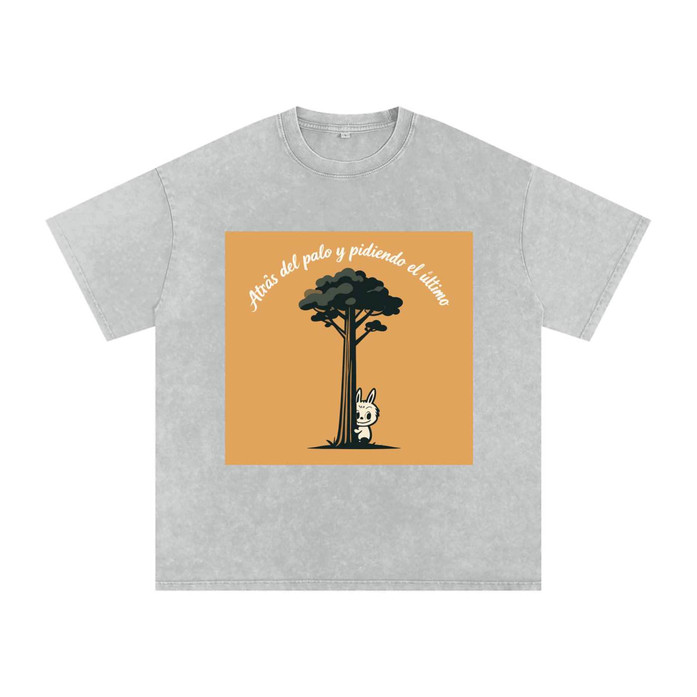 Camiseta oversize Lavado Vintage/Desgastada