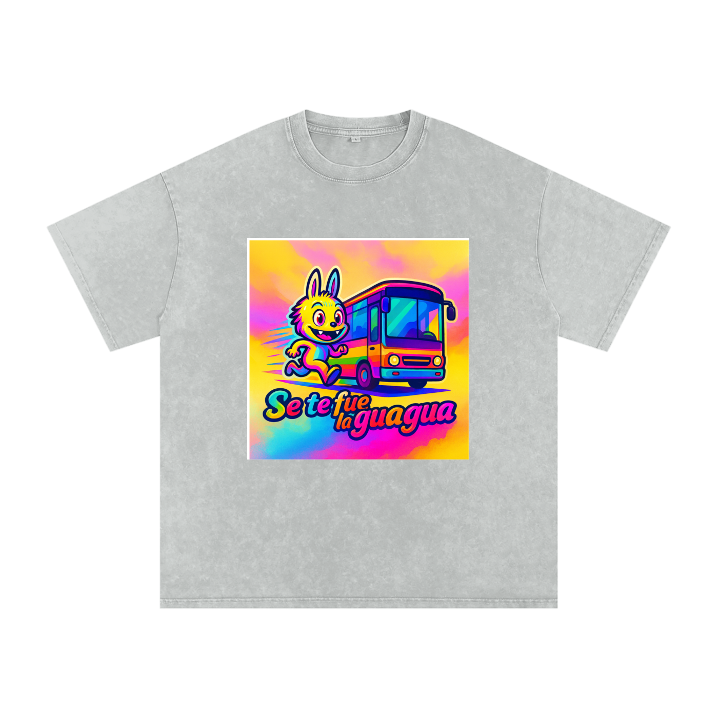 Camiseta oversize Lavado Vintage/Desgastada