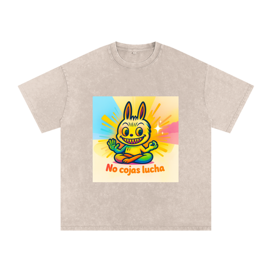 Camiseta oversize Lavado Vintage/Desgastada